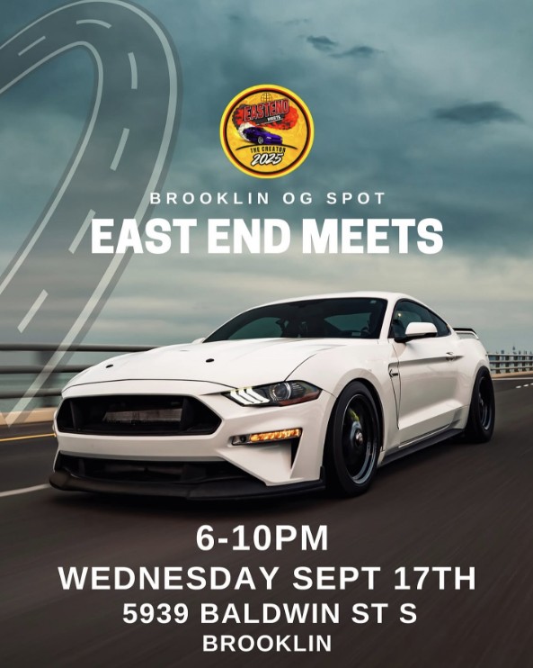 East End Meet - Brooklin OG Spot flyer